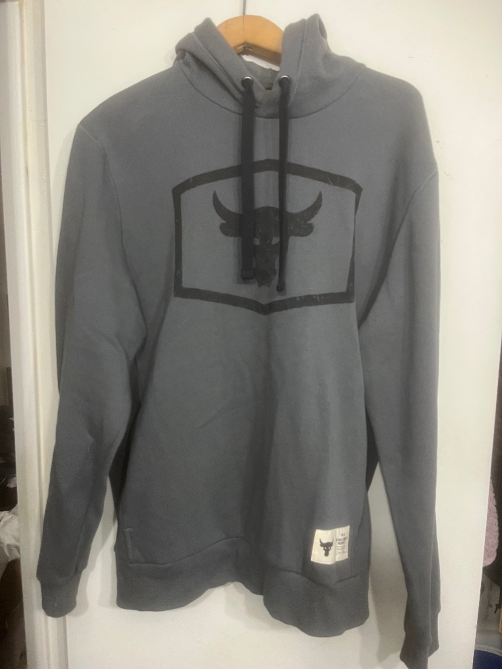 Under Armour The Rock Hoodie size large loose fit
